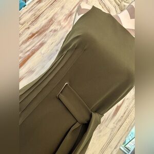 ANTONIO MELANI Olive Midi Dress